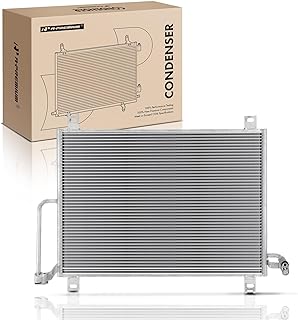 A-Premium Air Conditioning A/C Condenser Compatible with Buick Rainier, Chevrolet Trailblazer, GMC Envoy, Isuzu Ascender, Oldsmobile Bravada, Saab 9-7x, Replace# 3054, 8890192550