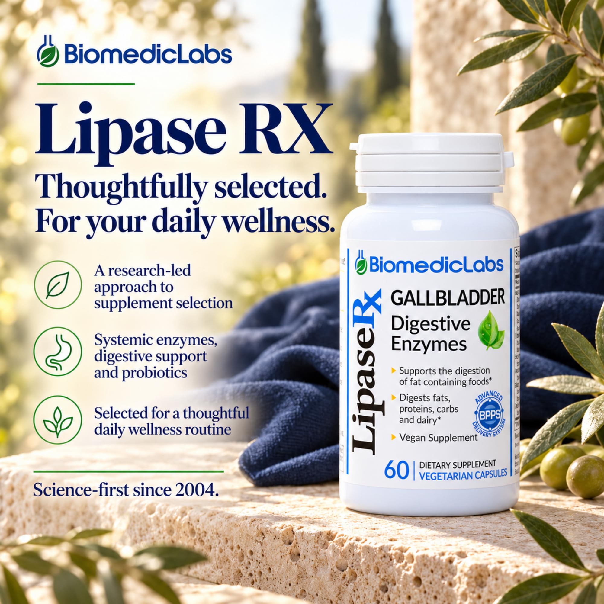 Biomedic Labs Lipase RX Digestive Enzymes, 60 Capsules — Amazon image 6