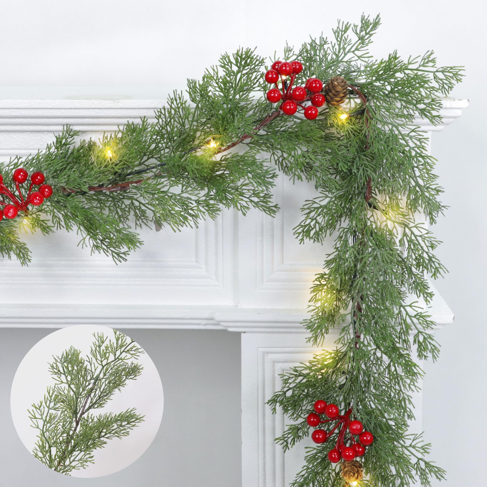 Ontdek de fabrikant 2,7 meter kerstguirlande van hoge kwaliteit voor