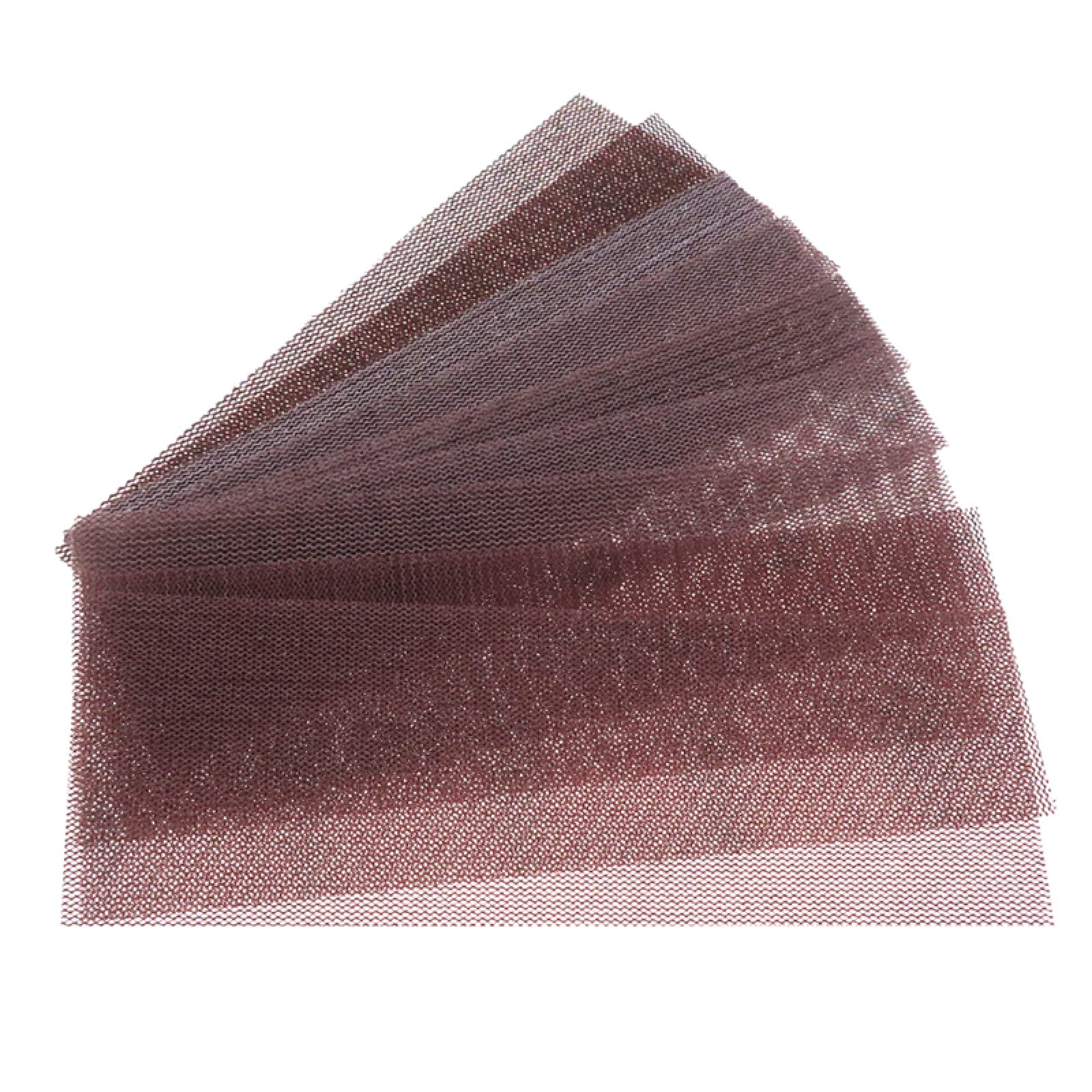 Hook and Loop Sandpaper disc, Mesh Sanding Discs 45 Pcs 198x70mm 80-600 Grit Hook Loop Free .-Blocking Polishing(150)