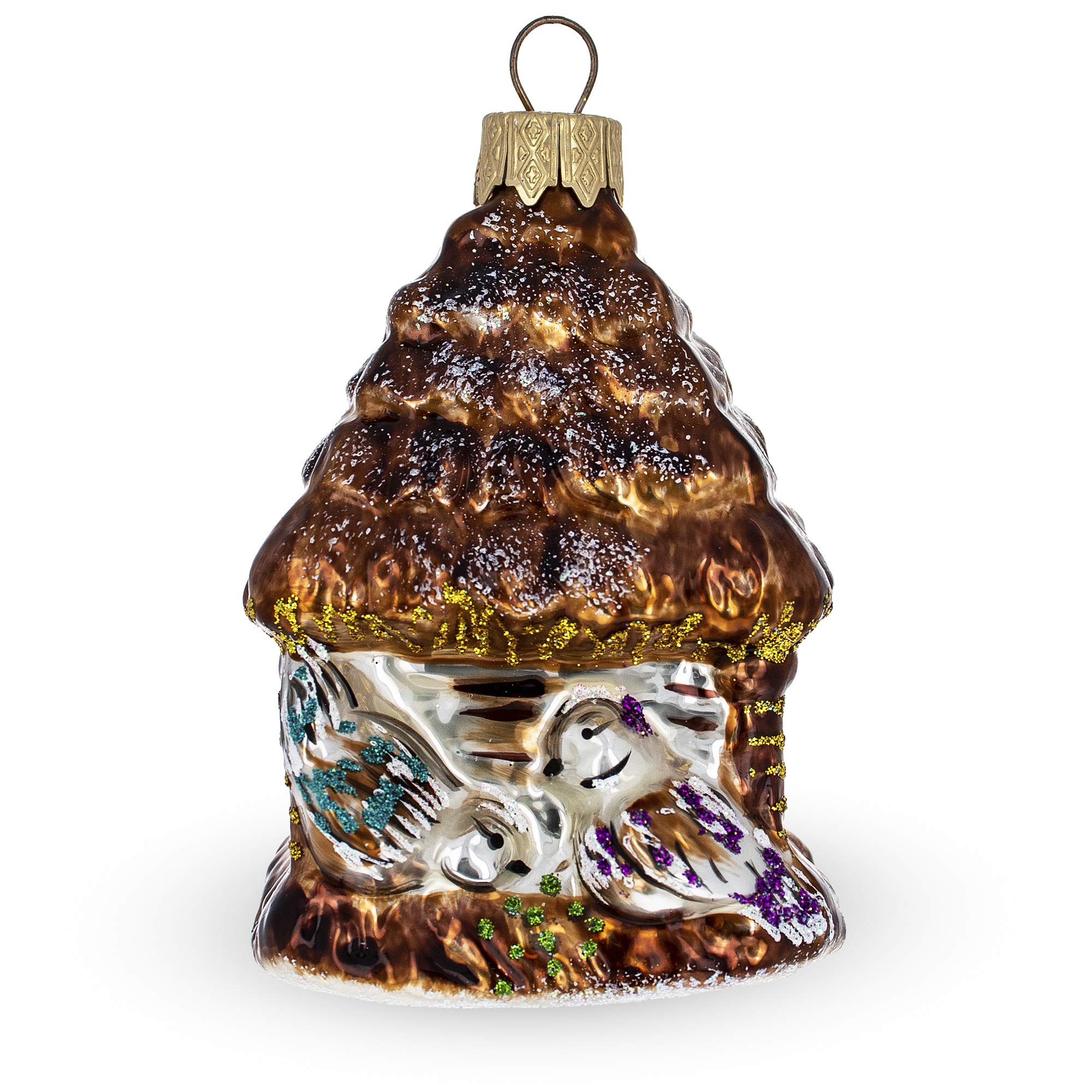 Oiseau BestPysanky niché ornement de Noël idéal cadeau de fêtes