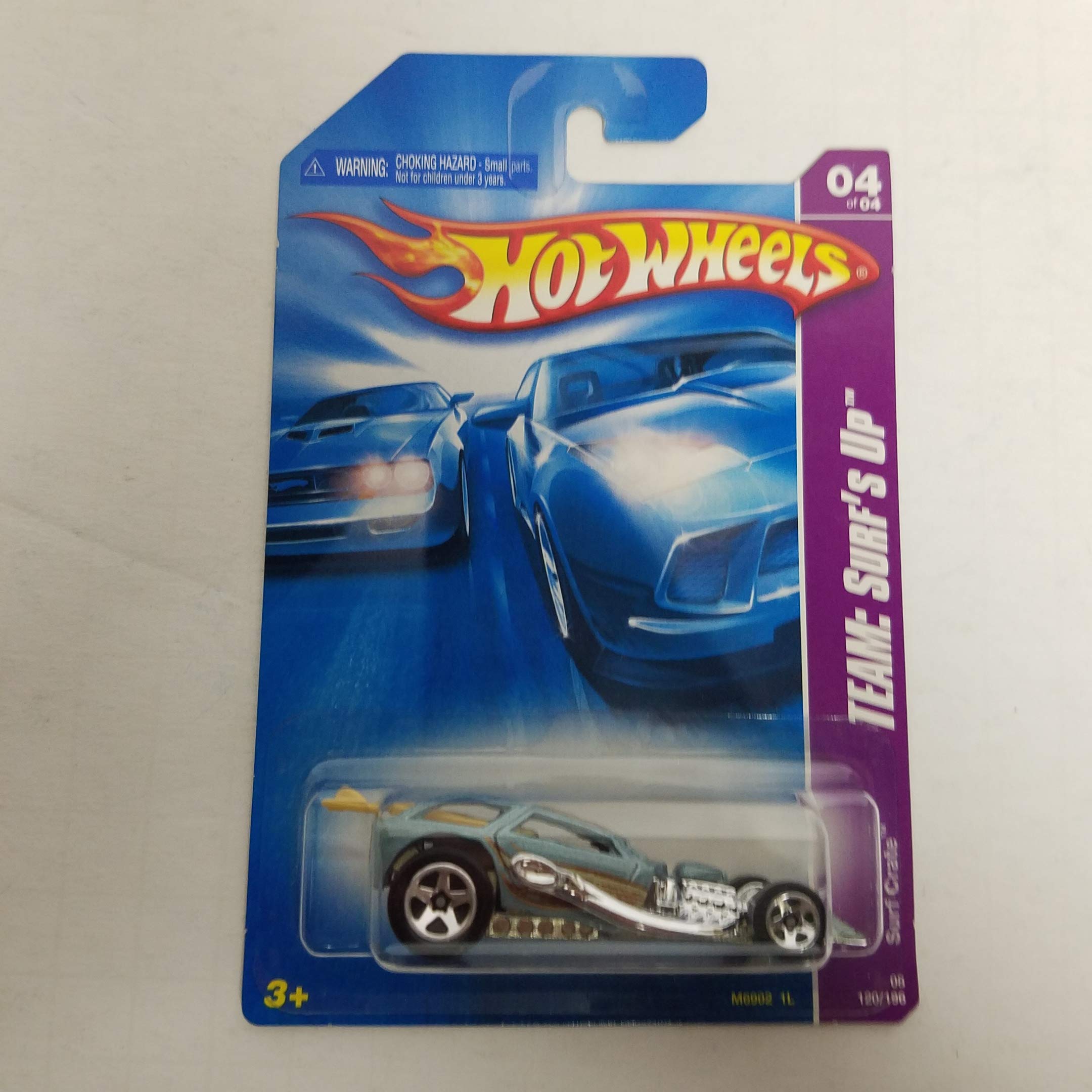 Surf Crate Team: Surfs Up 4 of 4 Hot Wheels 2008 1/64 scale diecast car no. 120