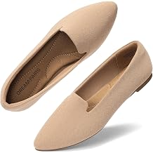 DREAM PAIRS Womens Pointed Toe Business Dressy Flats
