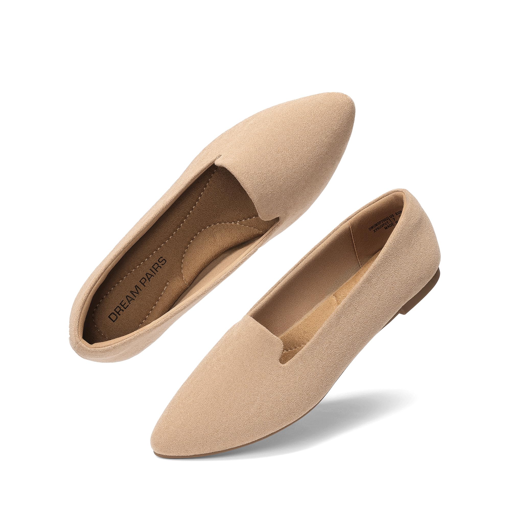 DREAM PAIRS Women's Pointed Toe Business Dressy Flats