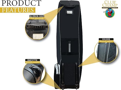 Miniatura 3 de Club Champ - Funda de viaje para bolsa de golf