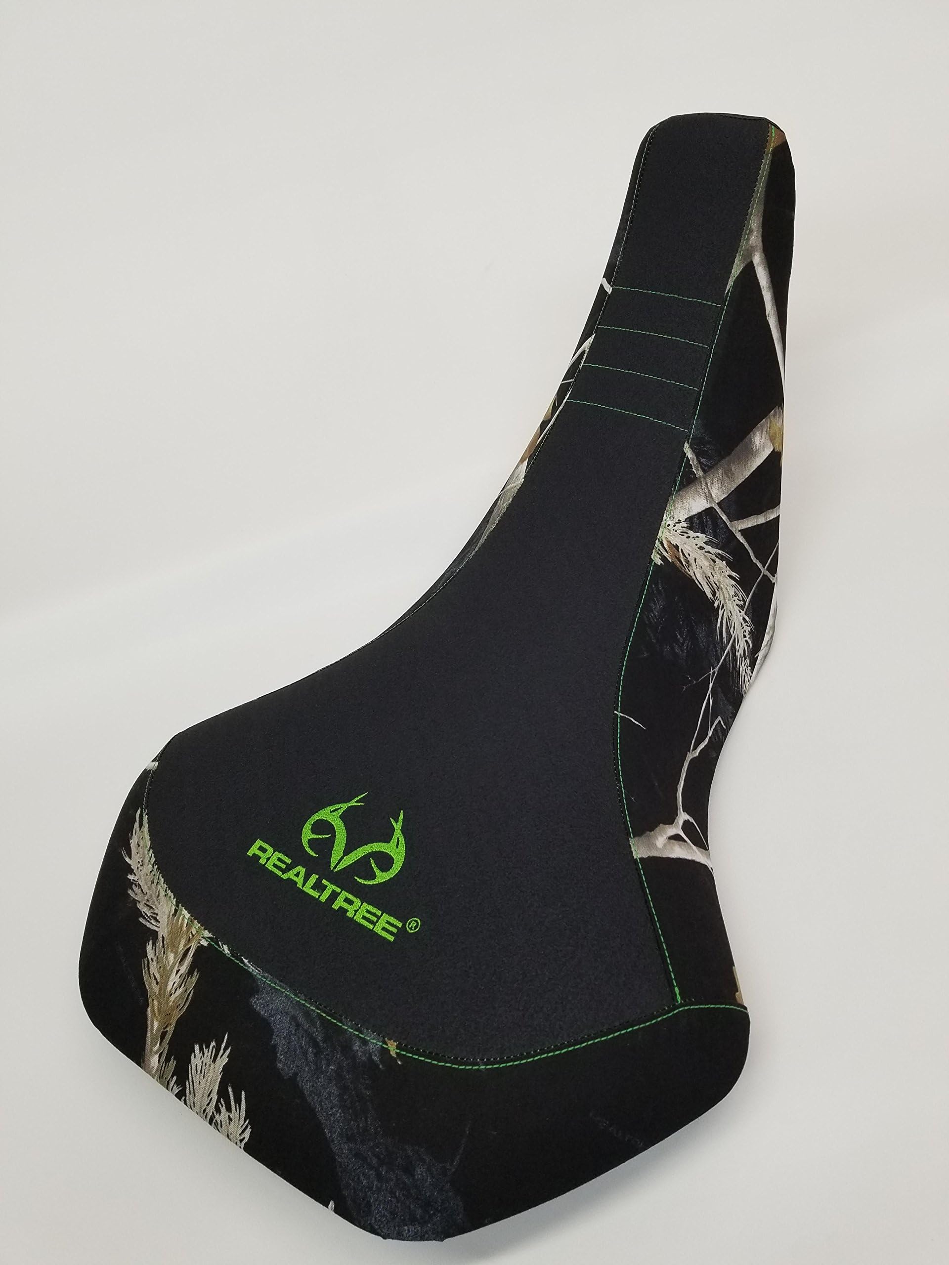 Suzuki LTZ 400 seat cover fits up to 2009 - black gripper/Realtree AP black Realtree logo lime green