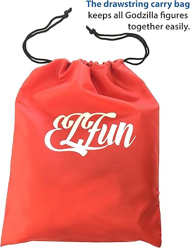 Miniatura 7 de Godzilla Toys - Juego de 8 figuras de acción movibles para cumpleaños de niños 2019, rey de los monstruos ardiendo Heisei Mecha Ghidorah, paquete de