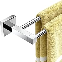 Vista 15 de RUACQ Barra de Toalla de 16 Pulgadas, Toalleros para Pared de Baño, Porta Toallas de Acero Inoxidable SUS304, Organizador de Toalla de Mano, Barra