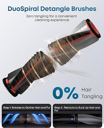 Miniatura 6 de eufy Robot aspirador E25, sistema HydroJet con mopa de rodillo, 20,000 Pa Turbo de alta succión, robot aspirador todo en uno y combo de trapeador