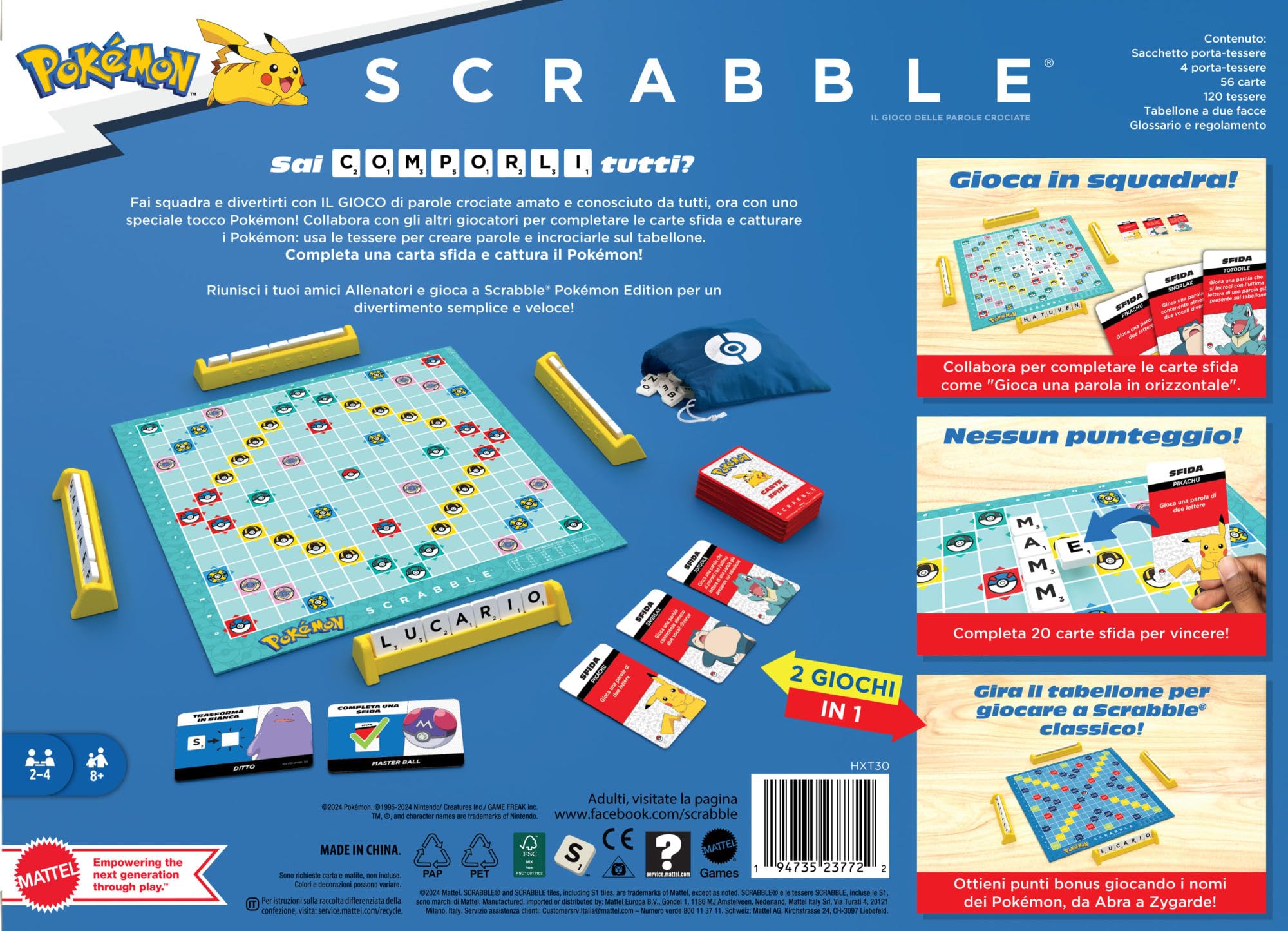 Scarabeo Italia, Gioco da Tavola per tutta la Famiglia – The Toys Store