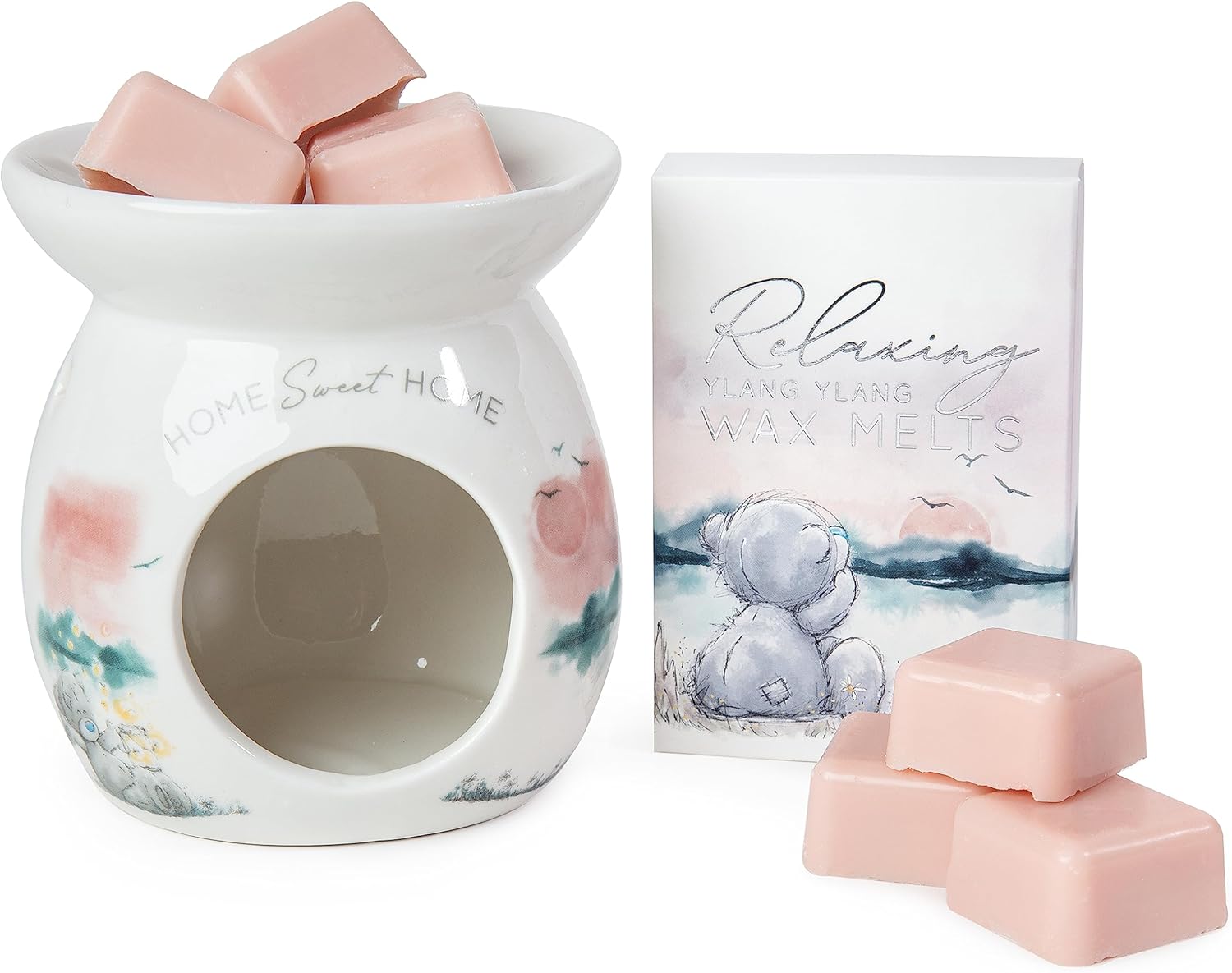 Me To You Bear Wax Melt Warmer Gift Set, Grey, White Amazon.co.uk