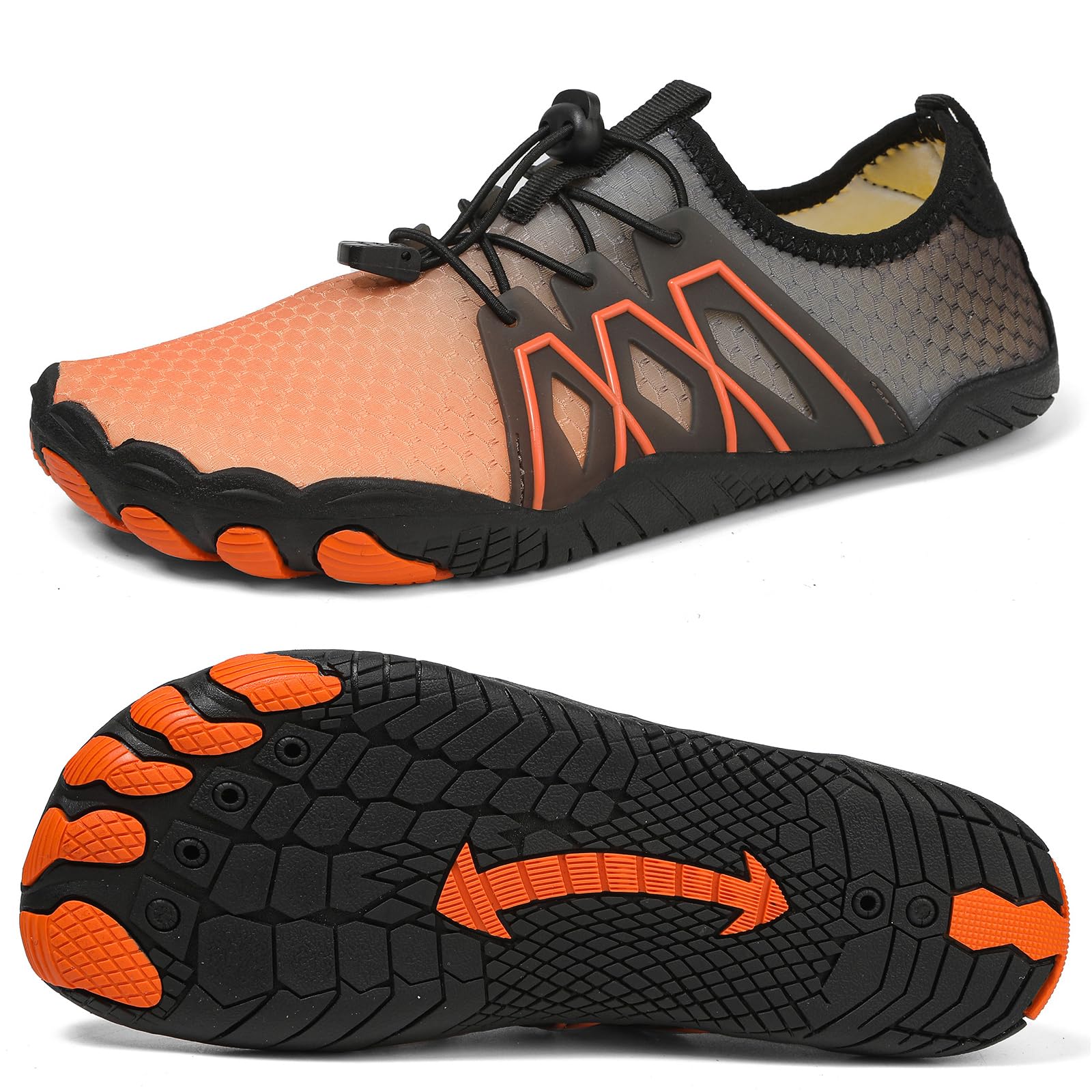 Adult Water Shoes Lightweight Men Quick-Dry Aqua Sock Barefoot Shoes Women Non-Slip Walking Athletic Swim Beach Shoe Surfing