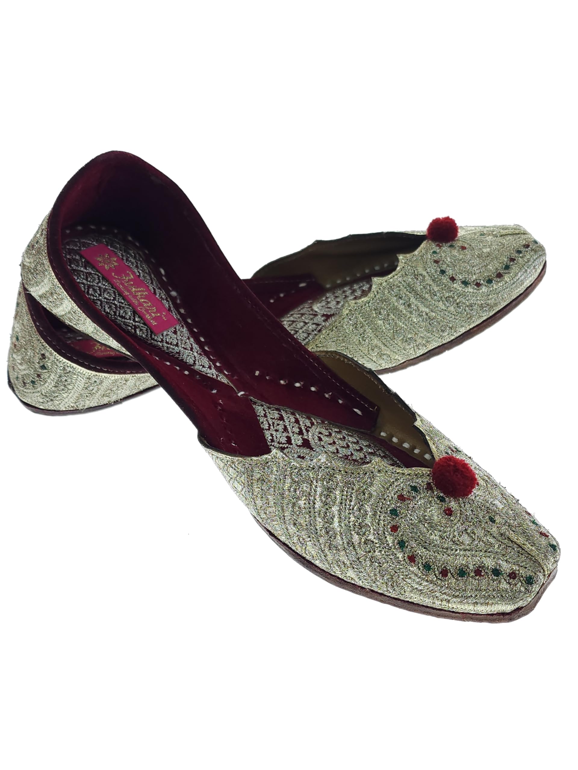 fulkari Formal Shoes for Women – Elegant & Comfortable Office Wear, Stylish Leather Finish, Cushioned Insole, Ideal for Work, Meeting's Business & Formal Events (Tan Gold,Size-7)-picture-30