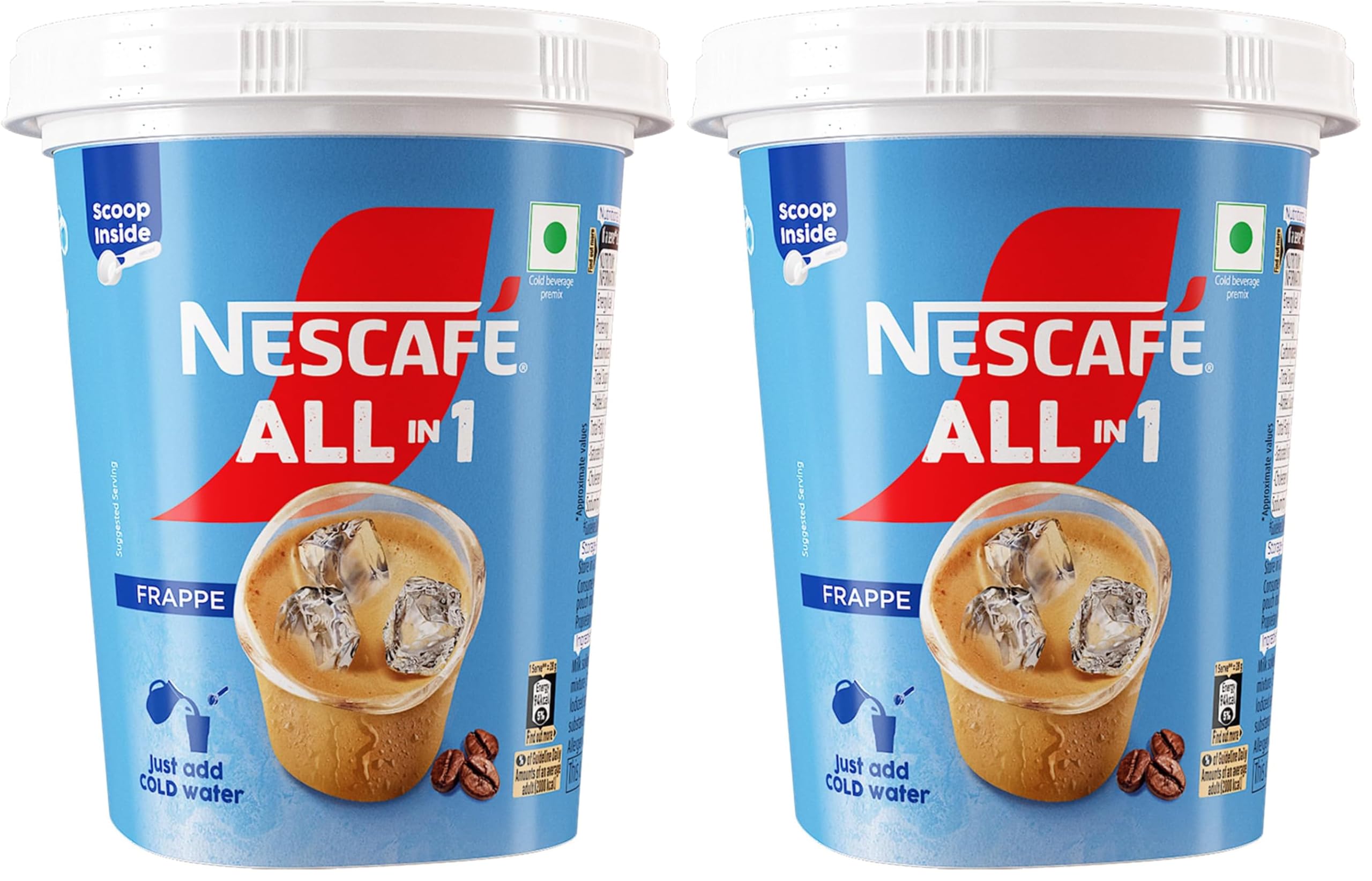 SUGAR NAP ON COUSE フーディ NESCAFE All in 1 Frappe | Instant Cold Coffee Premix - Just Add