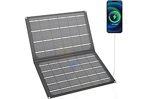 beartwo Portable Solar Charger 21W Foldable Solar Panel