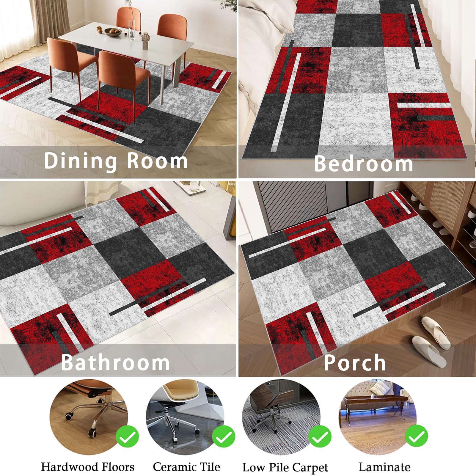 130 x 160 cm Schreibtischstuhl unterlage | Bürostuhl Unterlage | Bodenschutzmatte für Teppich | Gaming Teppich Stuhlunterlage | Bürostuhl Matte | Bodenmatte unter Bürostuhl und Schreibtisch