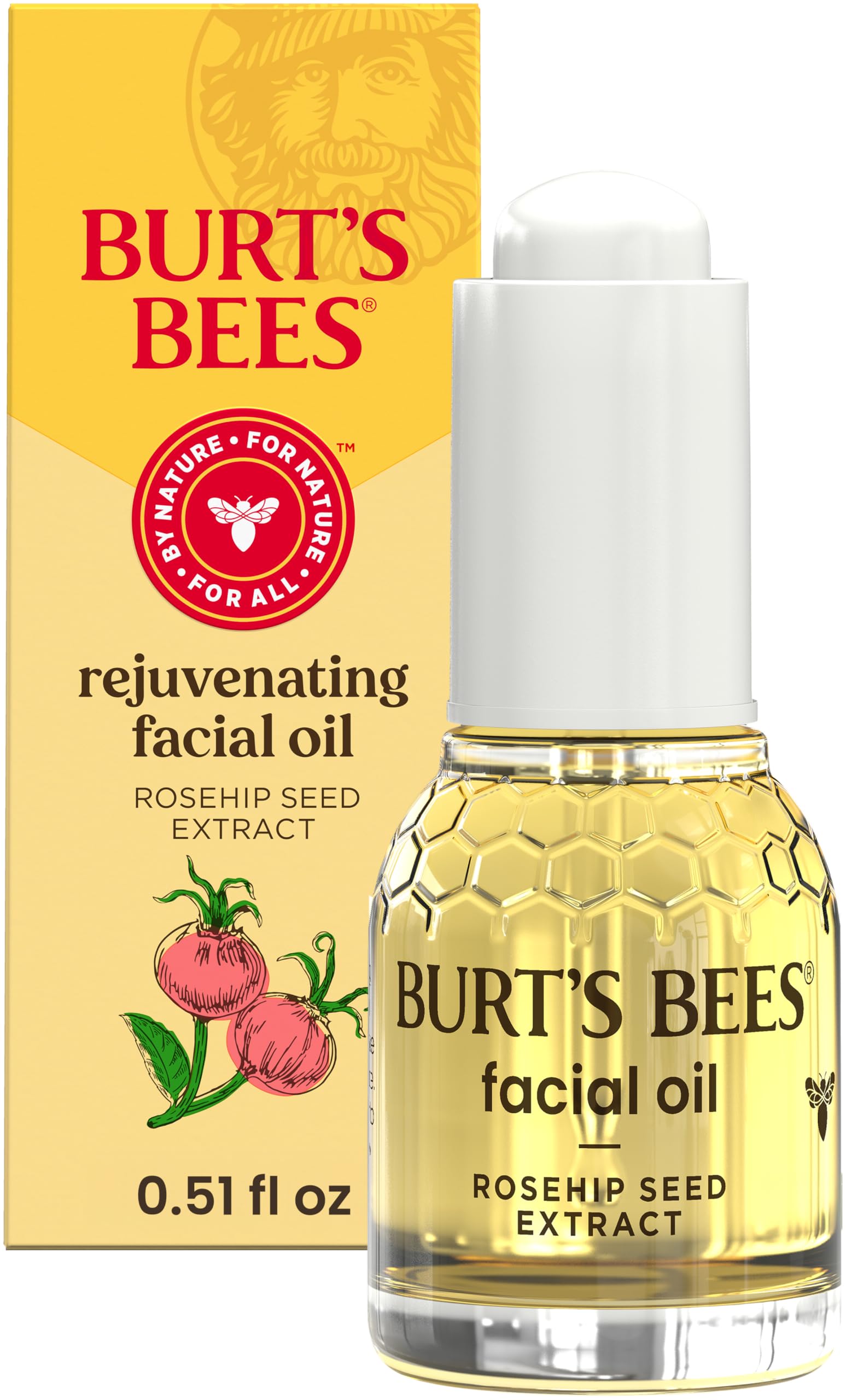 Burt's Bees Complete Nourishment Facial Oil, 0.51 Ounces