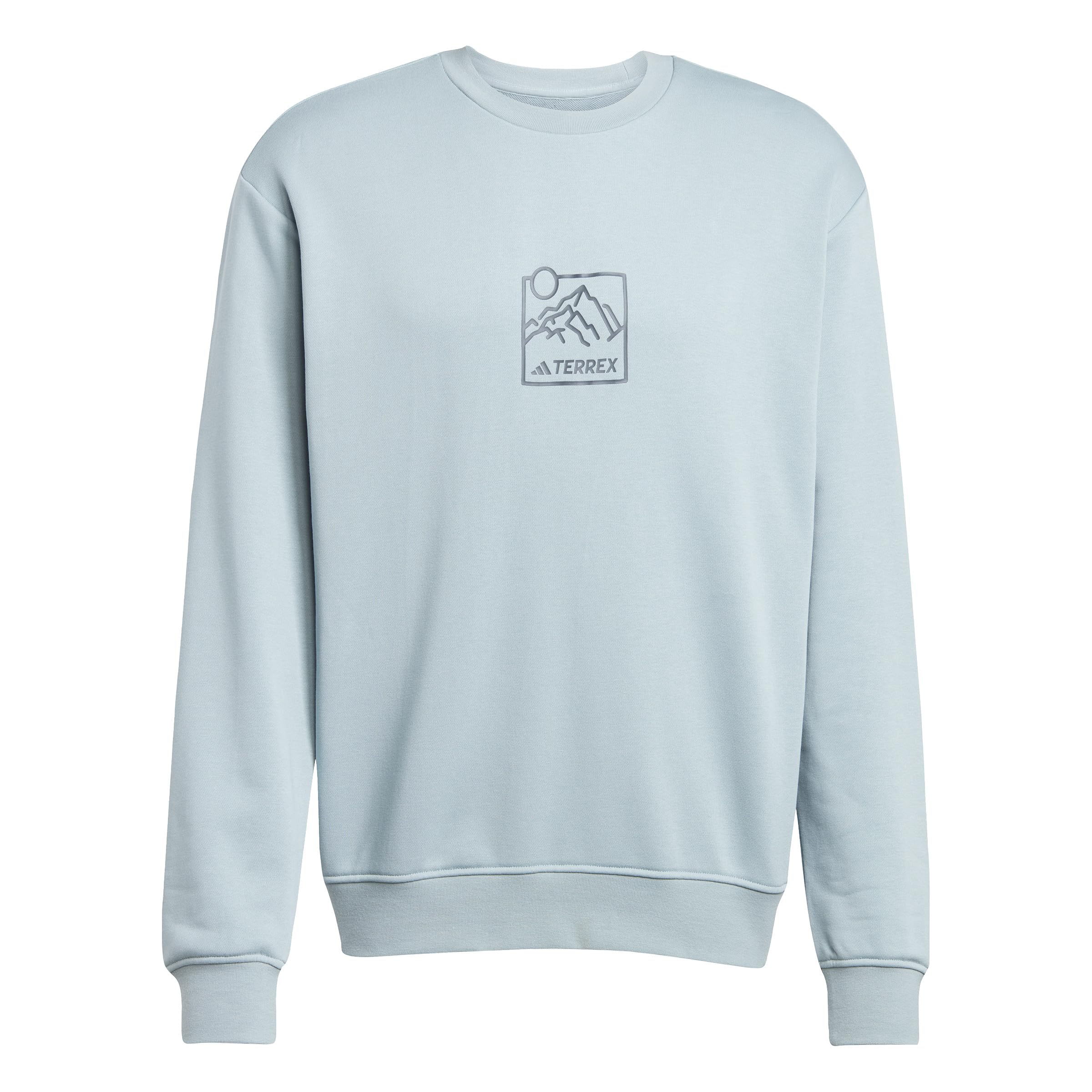 adidas Unisex Terrex Graphic Crew, magic grey, M