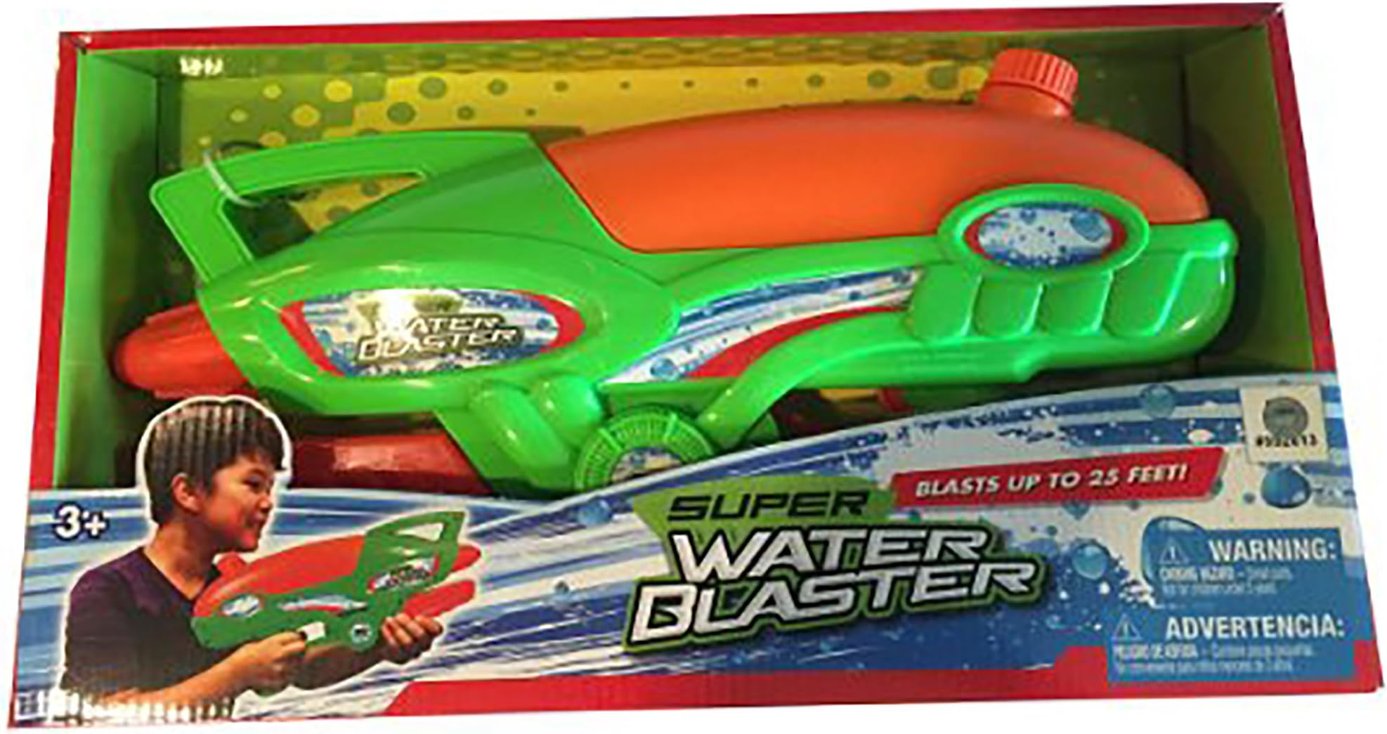 Blasts Up to 25 Feet !