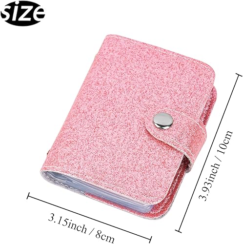 Miniatura 3 de Organizador de tarjetas de visita, soporte para tarjetas de visita, funda de piel sintética, carpeta de organización con nombre y tarjeta de