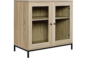 Best Entertainment Center for Your Living Room: Sauder 420035 North Avenue Display Cabinet