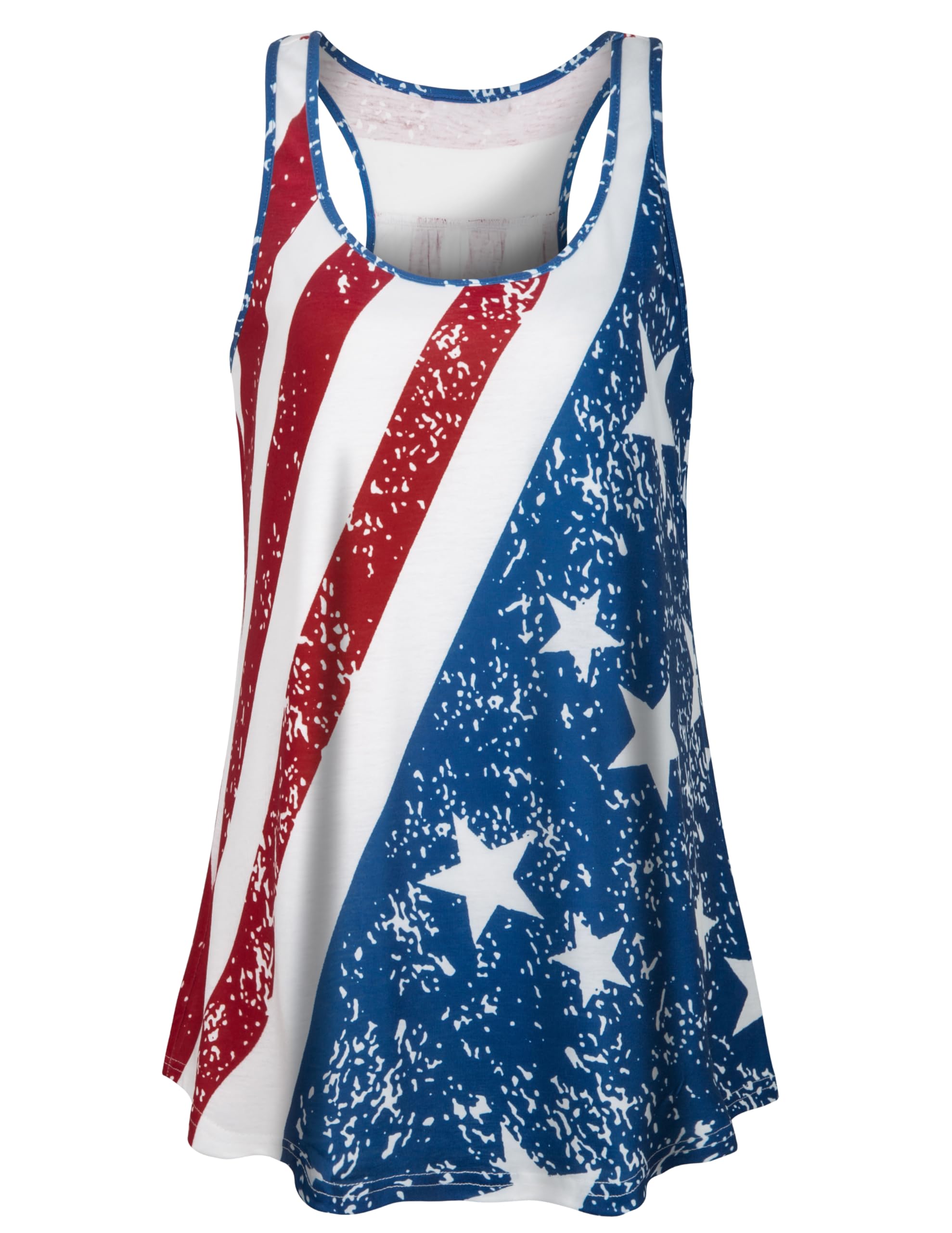 Cestyle Racerback Workout Tank Tops for Women Long Flowy Sleeveless Top