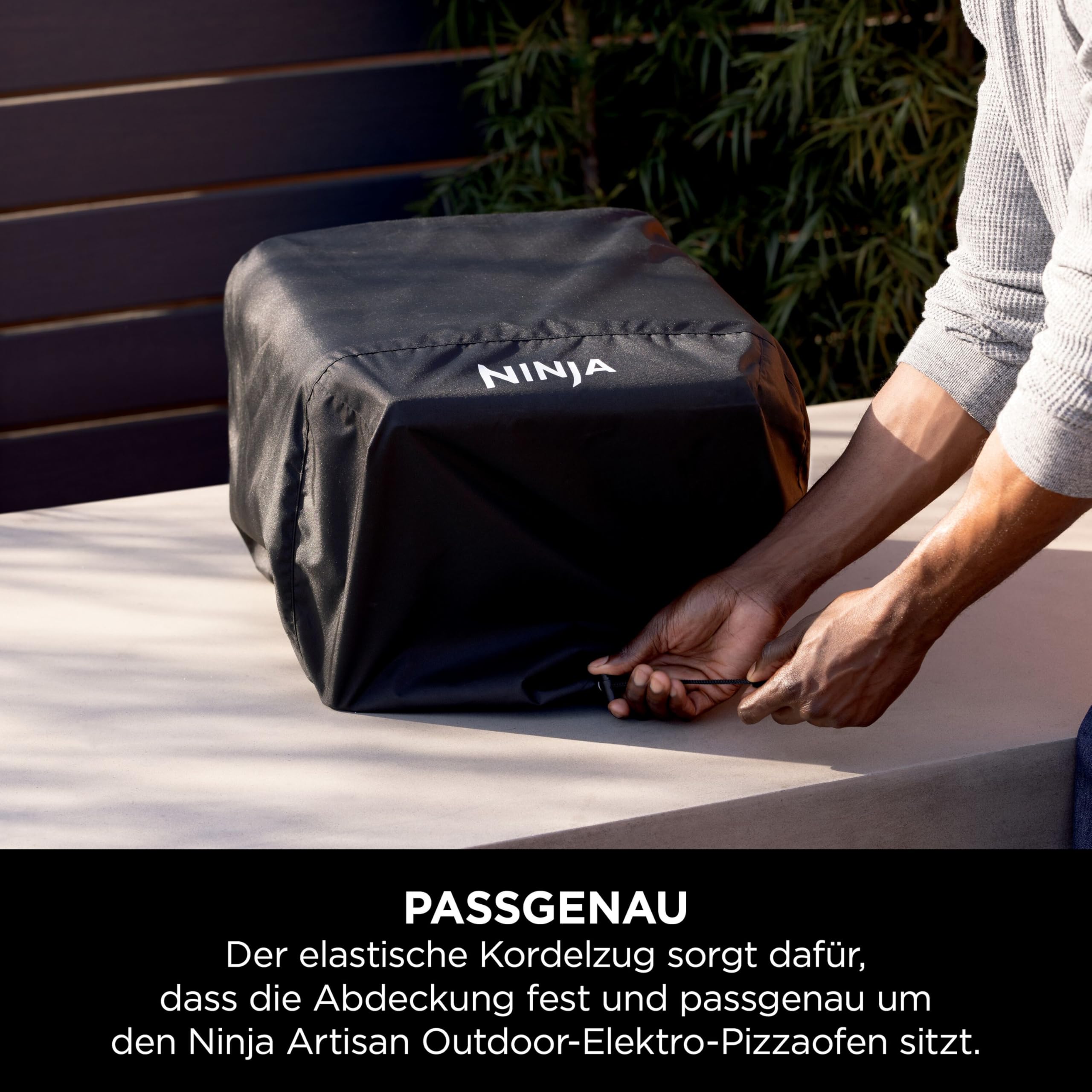 Ninja Artisan Outdoor-Pizzaofen-Abdeckung, mit Kordelzug, offizielles Ninja Artisan Zubehör, Pizzaofen-Utensilien und Ersatzteile, XSKMOCVREUUK