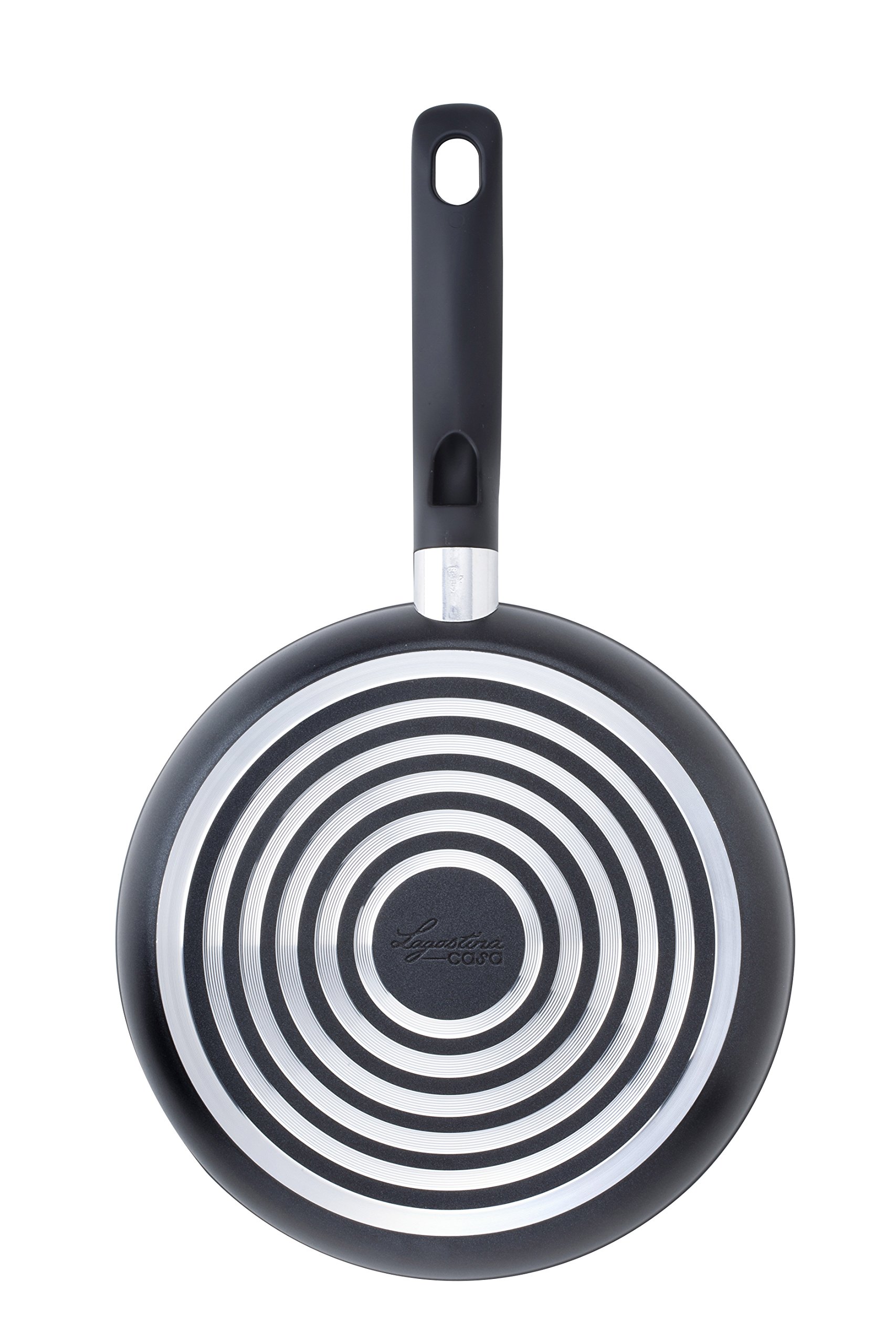 Lagostina Ofelia Set Padelle Antiaderenti in Alluminio Ø 20/24/28 cm, Esterno Effetto Rame, 3 Pezzi, Batteria di Pentole Gas e Forno con Indicatore Cottura Thermo-Signal,Manici Ergonomici in Bakelite