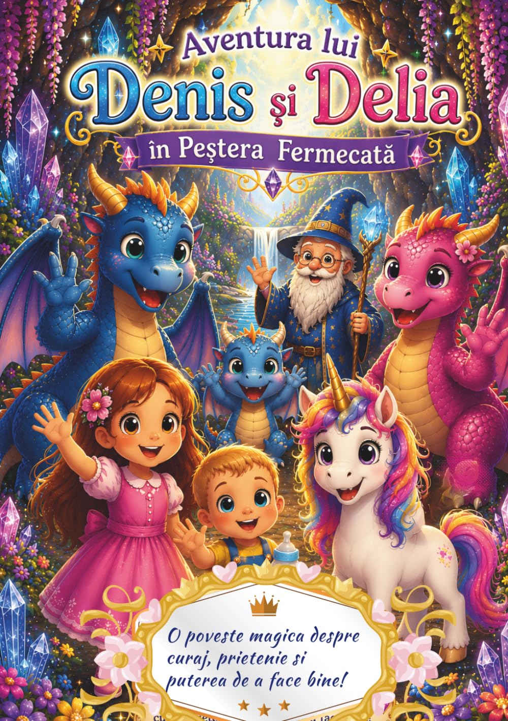 Aventura lui Denis si Delia in Padurea Fermecata: O poveste magică despre curaj și prietenie