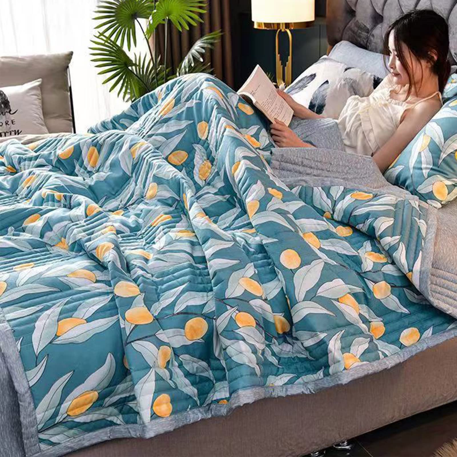 Couette d'été en microfibre 150x200 cm légère et lavable