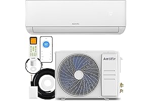 Wifi Enabled Wall Mount Air Conditioner with Heater, 9000 BTU