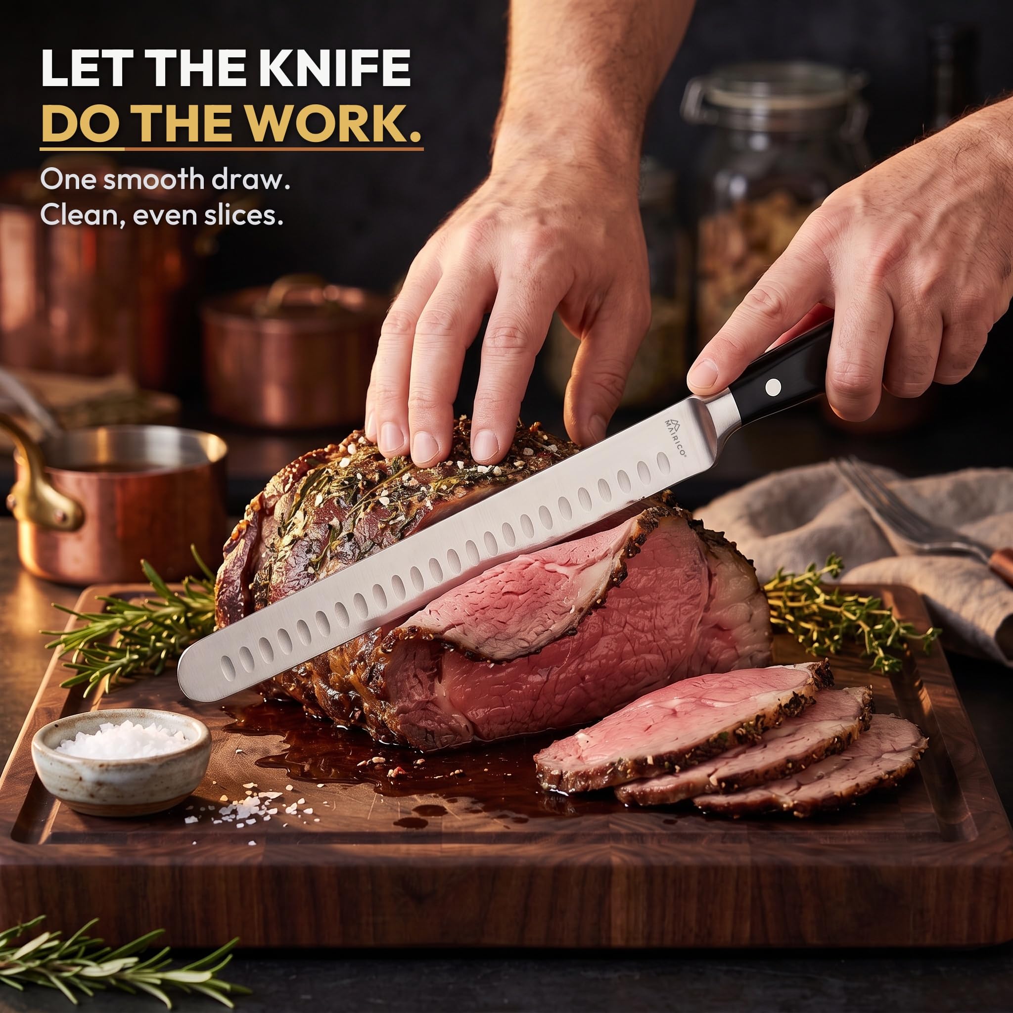 11-Inch Ultra Sharp Brisket Slicing and Carving Knife for Meat — Amazon image 3