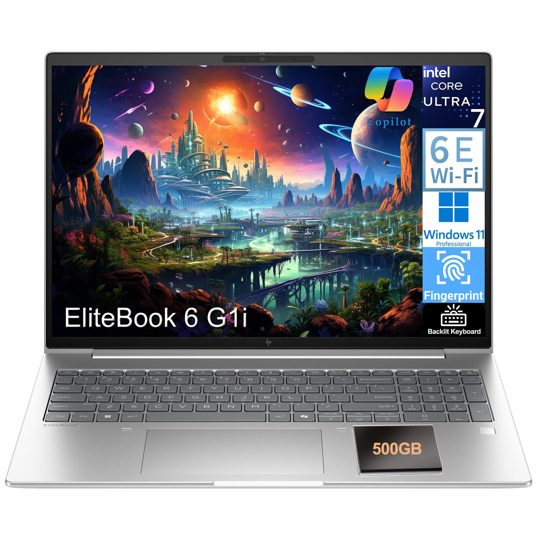 Amazon.com: HP EliteBook 6 G1i Laptop Computer, Ultra 7 255U, 16GB