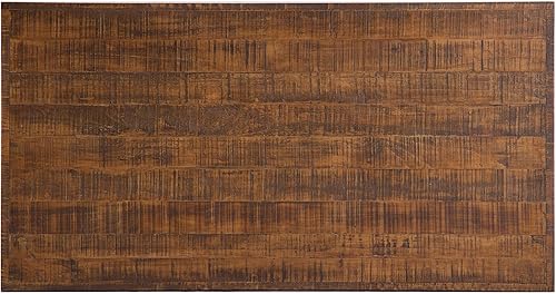 Miniatura 6 de Olee Sleep Mesa de cóctel con patas de metal, marrón rústico