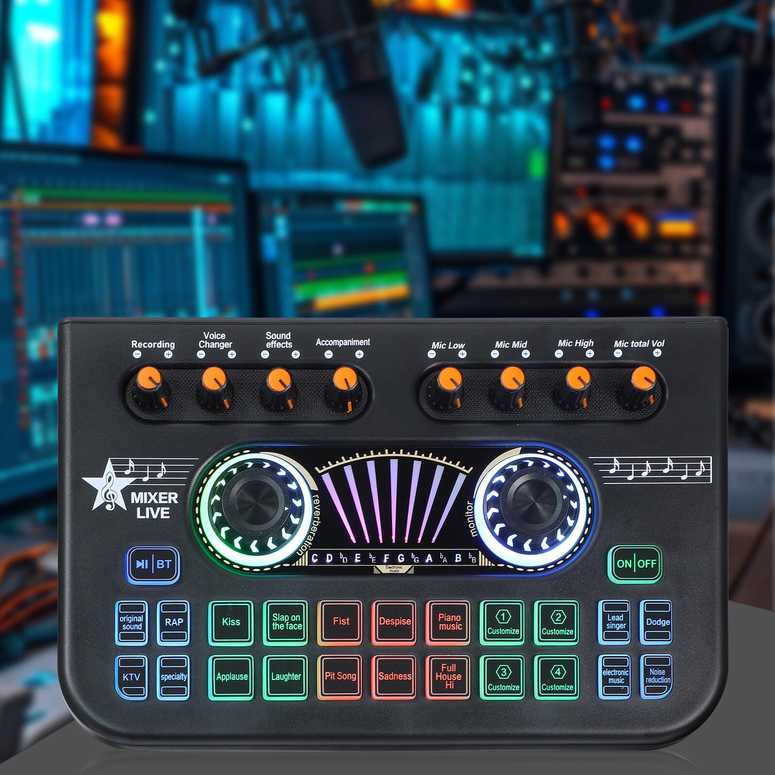 Podcast Aufnahmepaket mit Echtzeit Audioüberwachung und Dual Mikrofon Design Metall und Kunststoff Material für Live Streaming und Professionelle Aufnahmen