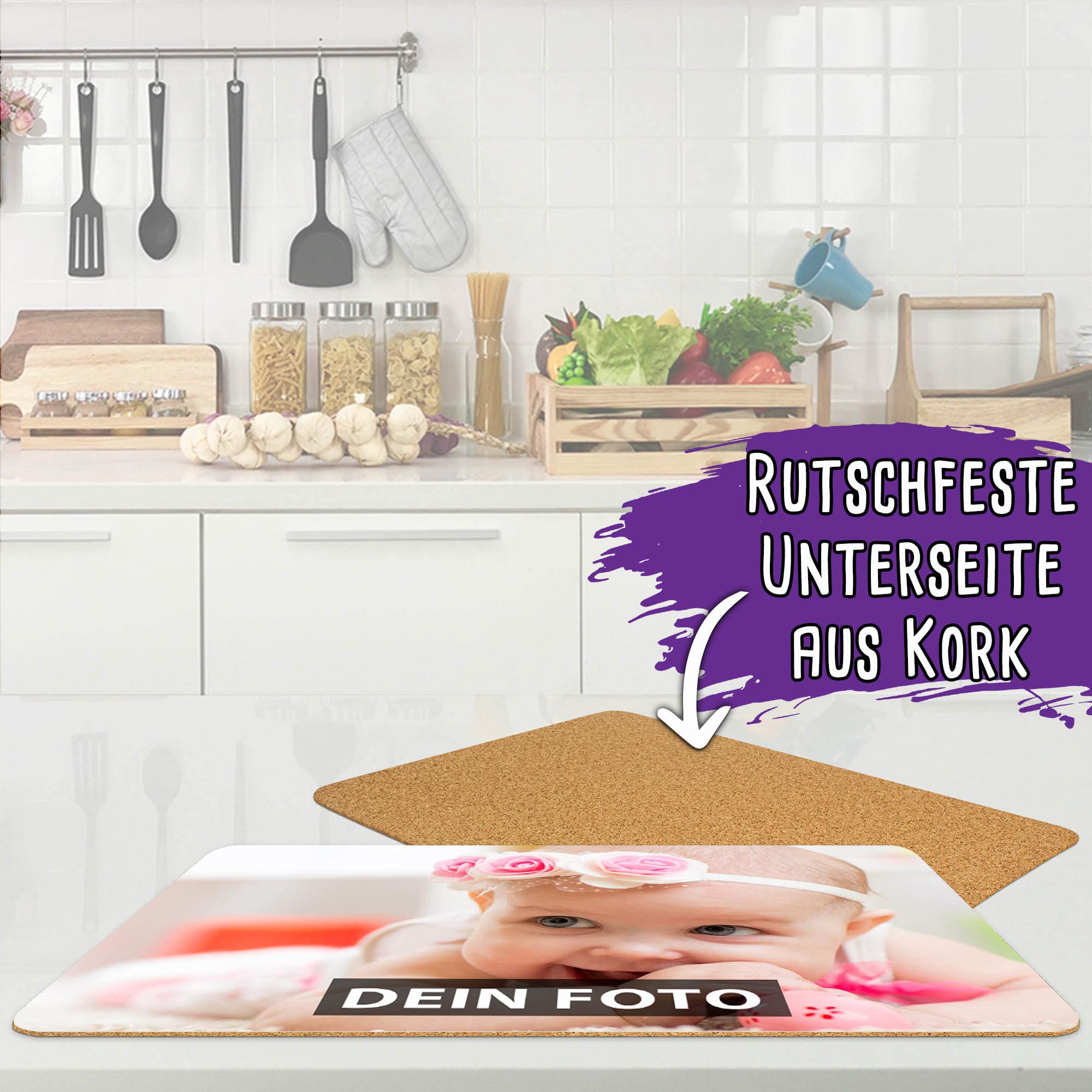 Personalisiertes Tischset Für Kinder – Mit Namen Bedruckt, Rutschfest & Abwischbar (45x30 Cm)