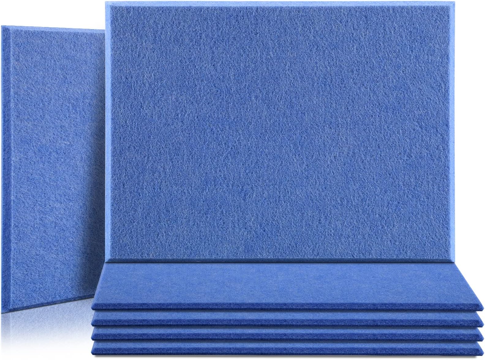 UoisaikoLarge Acoustic Panels 40cm x 30cm, 6 Pack High Density Sound Proof Padding, Self-Adhesive Soundproof Wall Panels for Studio Ceiling Home Office Acoustic Treatment