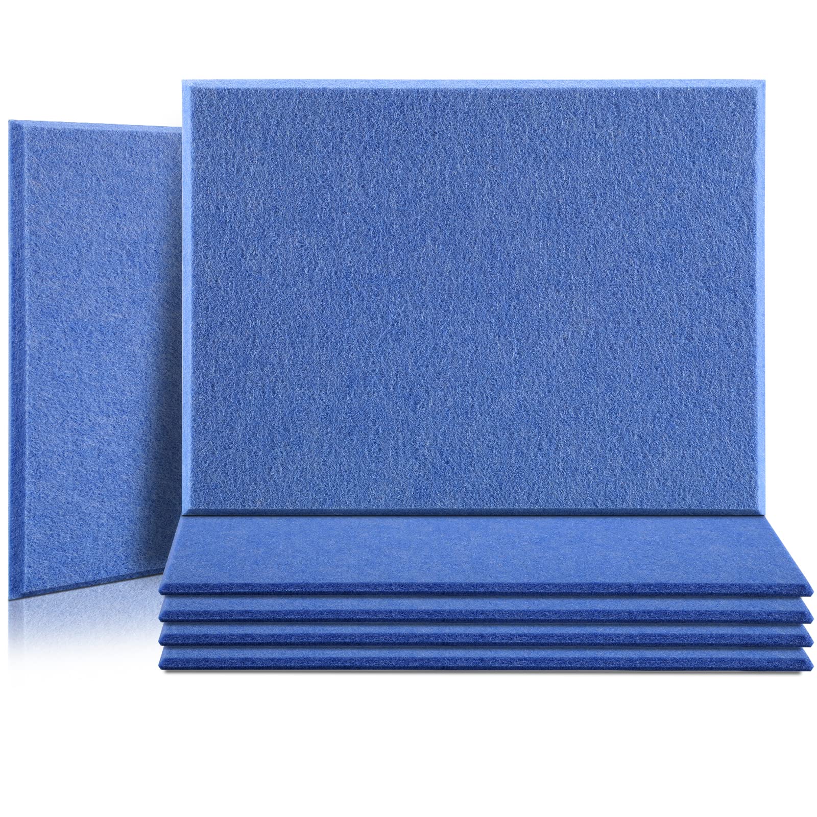 UoisaikoLarge Acoustic Panels 40cm x 30cm, 6 Pack High Density Sound Proof Padding, Self-Adhesive Soundproof Wall Panels for Studio Ceiling Home Office Acoustic Treatment