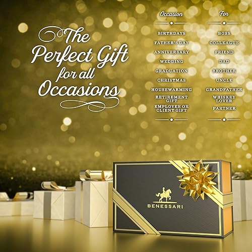 Miniatura 4 de Juego de regalo de vasos de whisky, vasos de whisky de alta calidad a la antigua, regalos para cumpleaños de hombres o mujeres; caja de regalo de