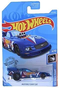 Amazon.com: Hot Wheels Mustang Funny Car 212/250, Blue