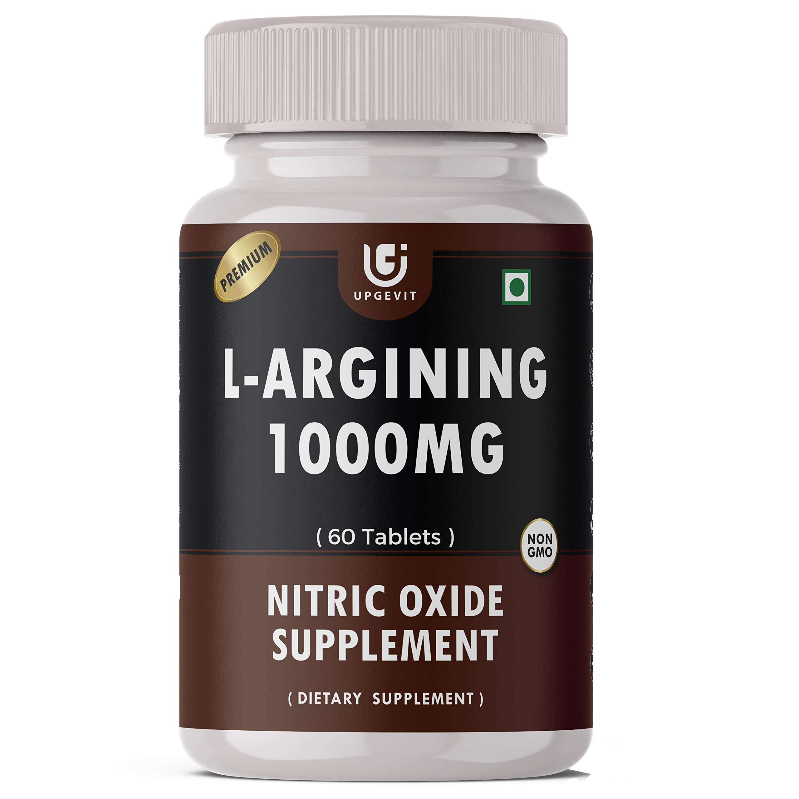 Buy UPGEVIT L Arginine 1000mg Nitric Oxide Supplement for Help Muscle