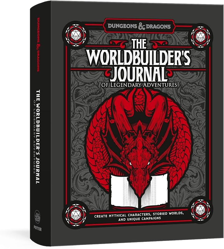 El diario de aventuras legendarias del constructor de mundos (dragones y mazmorras): 365 preguntas para ayudarte a crear personajes míticos, mundos históricos y campañas únicas