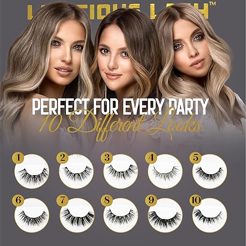 Miniatura 2 de Pestañas postizas invisibles magnéticas para delineador de ojos kit de pestañas 3D IM08-411