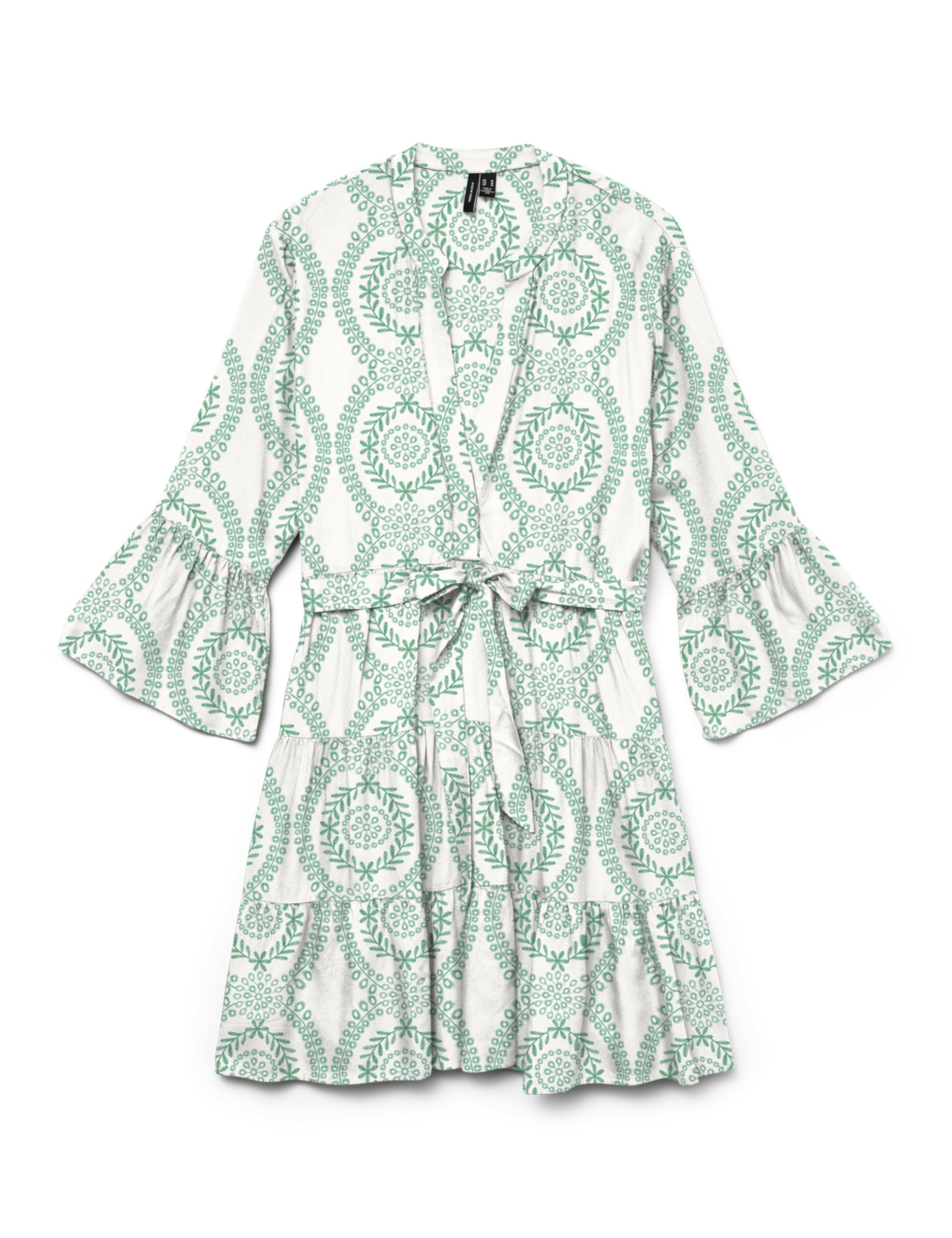 VERO Moda Damen Vmmelba 3/4 Short Belt Dress WVN Ga Noos Vmmelba 3/4 Short Belt Dress WVN Ga Noos (1er Pack)