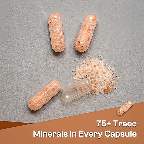 Miniatura 2 de Cápsulas de sal del Himalaya 850 mg 90 – 540 unidades apoyo de energía para sangre/Corazón (540 unidades)