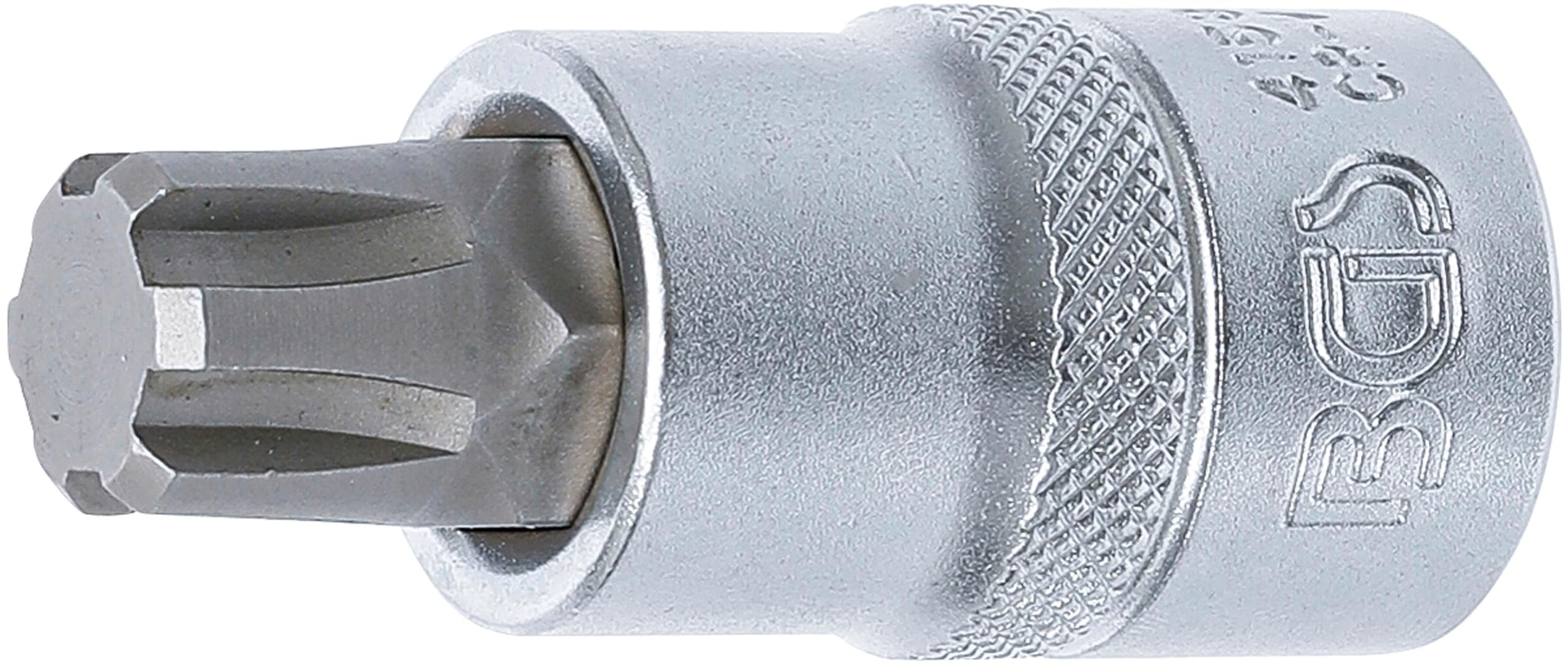 BGS 4158 | Bit Socket | 12.5 mm (1/2") Drive |Spline (for Ribe) M14