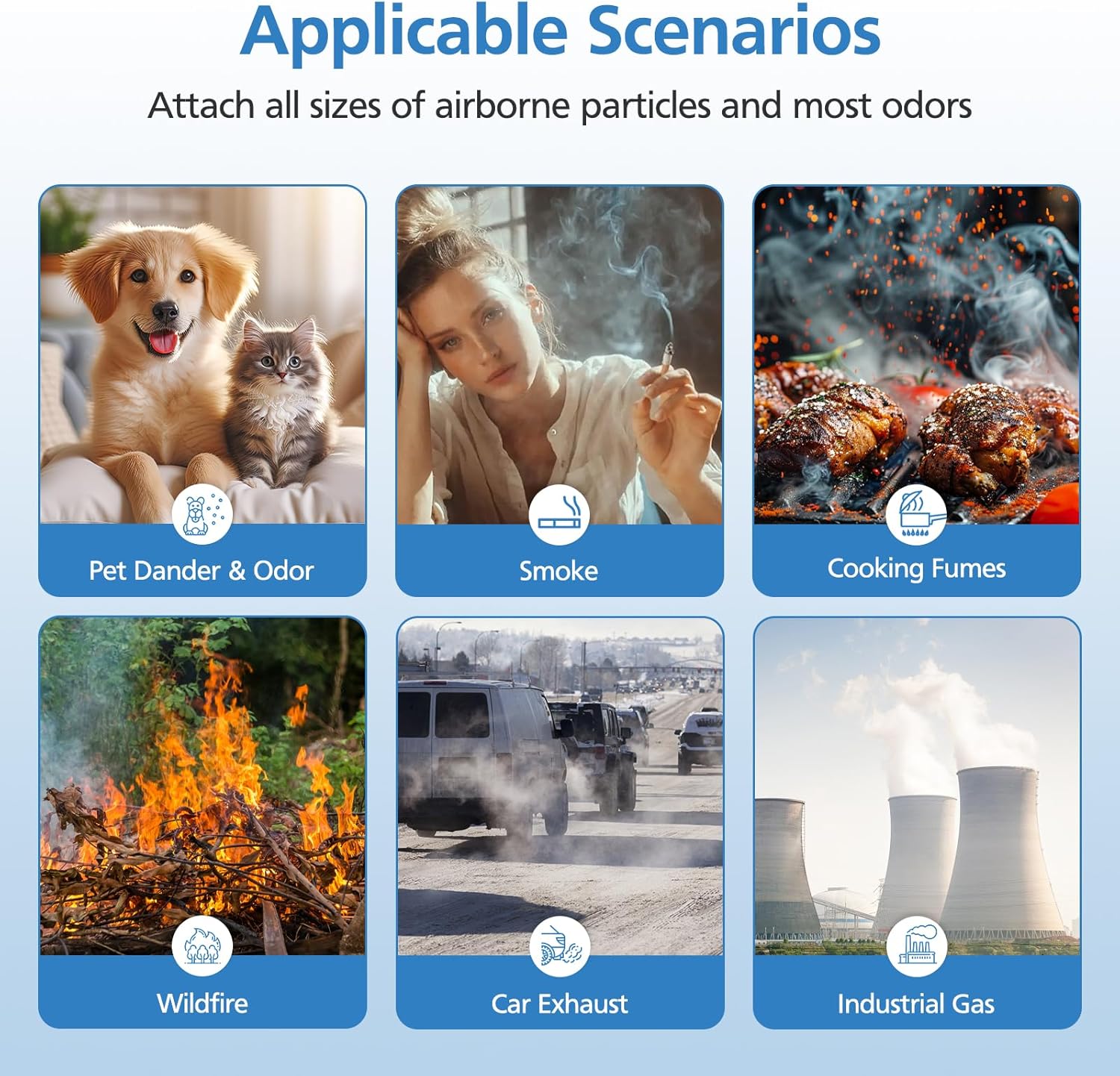 Core 300 Pet Care Replacement Filter for LEVOIT Core 300/ Core 300S/ Core 300-P/Core 300S-P/Core P350 Air Purifi-ers, 3-IN-1 HEPA Filter, Compared to Part# Core 300-RF, Yellow (2 Pack) - Image 8