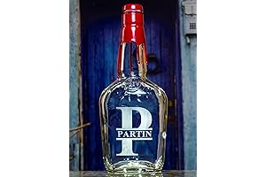 Maker's Mark Whisky Custom Engraved Monogram EMPTY Bottle/Decanter