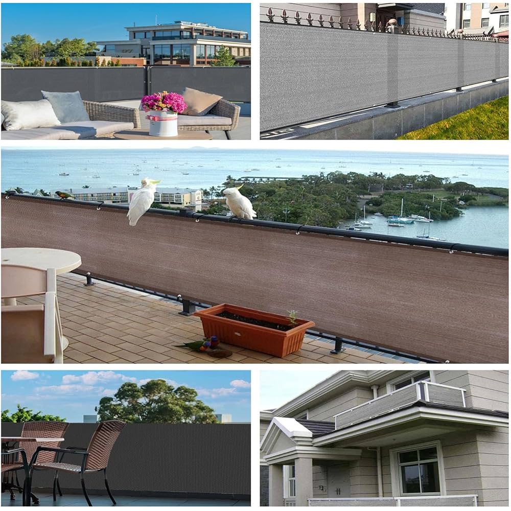 Amazon.co.jp: ベランダ目隠しシート 目隠しフェンス 150 x 240