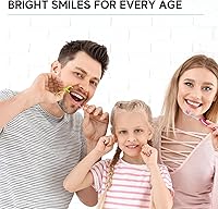 Vista 6 de 150 púas de hilo dental de viaje a granel – Púas de hilo dental desechables de fácil agarre – Selección de hilo dental – Suaves y fuertes hilos